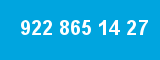 922 865 14 27